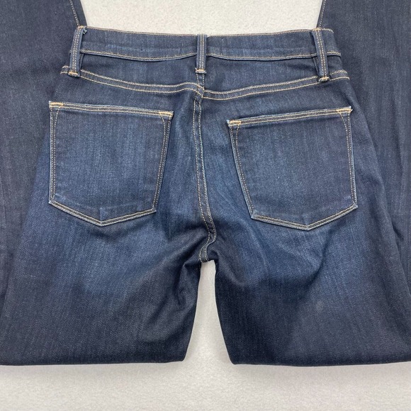 Frame Womens Blue Le High Skinny Mid Rise Pants Jeans Size 24 - Picture 2 of 11